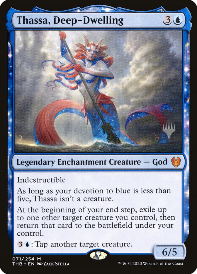 Thassa, Deep-Dwelling (Promo Pack) [Theros Beyond Death Promos] | Pegasus Games WI
