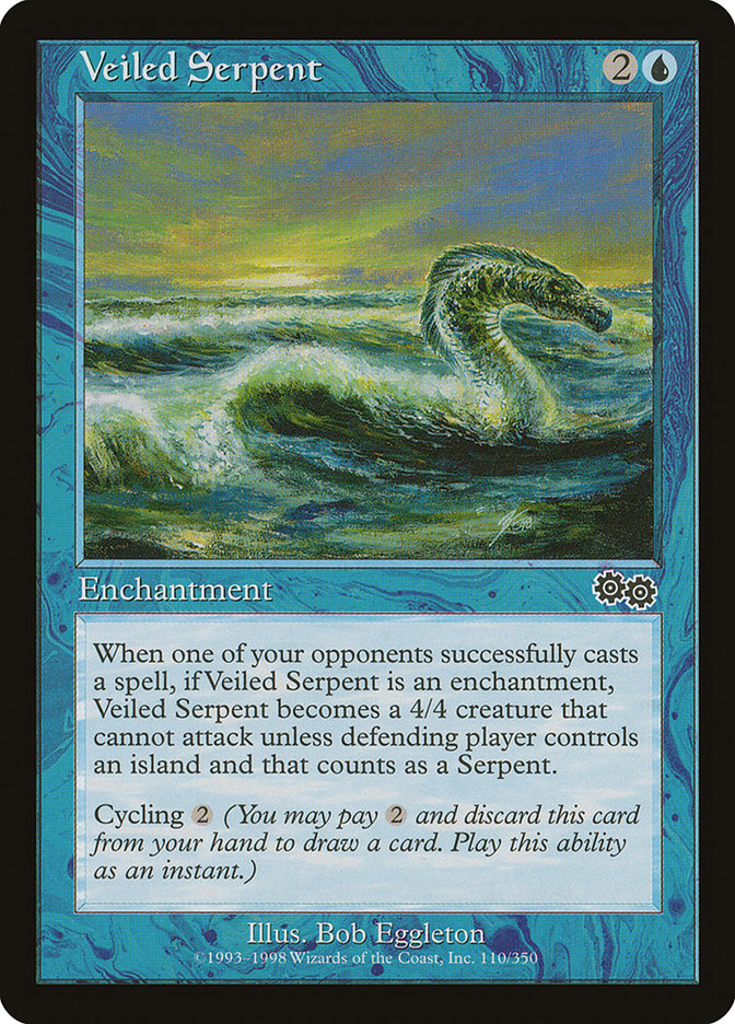 Veiled Serpent [Urza's Saga] | Pegasus Games WI