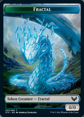 Fractal // Treasure Double-Sided Token [Strixhaven: School of Mages Tokens] | Pegasus Games WI