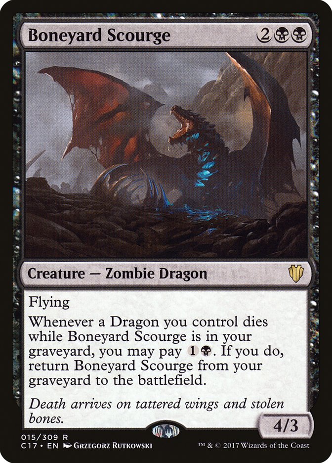 Boneyard Scourge [Commander 2017] | Pegasus Games WI