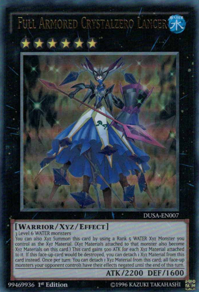 Full Armored Crystalzero Lancer [DUSA-EN007] Ultra Rare | Pegasus Games WI