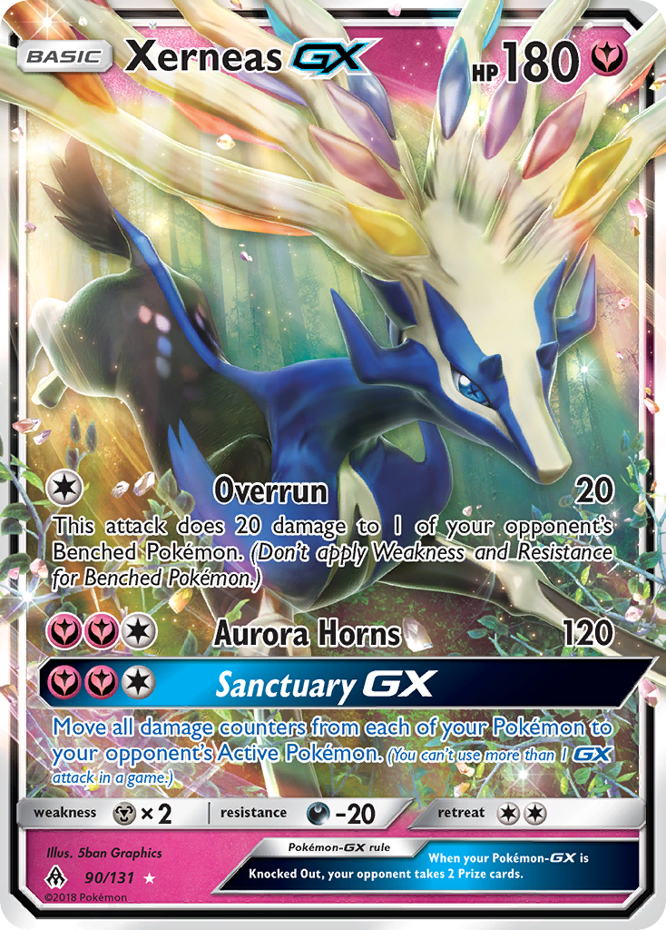 Xerneas GX (90/131) [Sun & Moon: Forbidden Light] | Pegasus Games WI