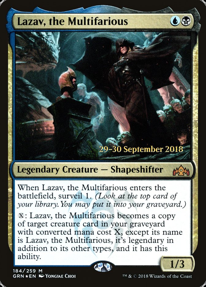 Lazav, the Multifarious [Guilds of Ravnica Prerelease Promos] | Pegasus Games WI