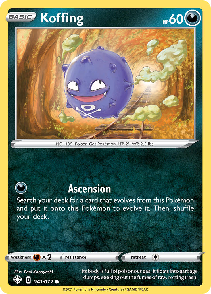 Koffing (041/072) [Sword & Shield: Shining Fates] | Pegasus Games WI