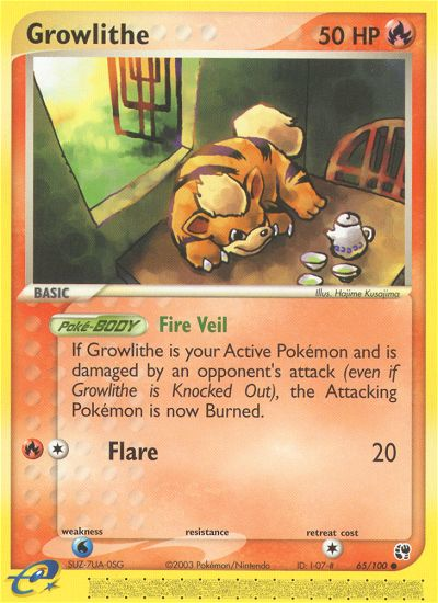 Growlithe (65/100) [EX: Sandstorm] | Pegasus Games WI