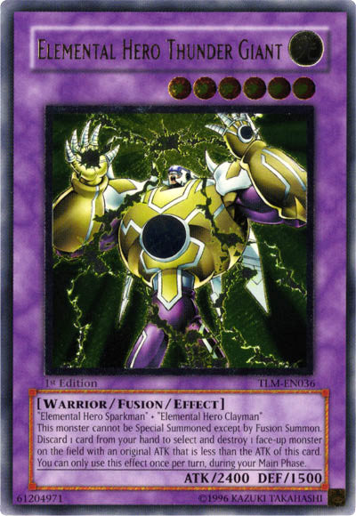 Elemental Hero Thunder Giant [TLM-EN036] Ultimate Rare | Pegasus Games WI