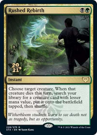 Rushed Rebirth [Strixhaven: School of Mages Prerelease Promos] | Pegasus Games WI