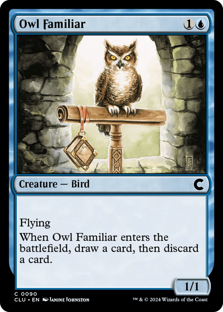 Owl Familiar [Ravnica: Clue Edition] | Pegasus Games WI