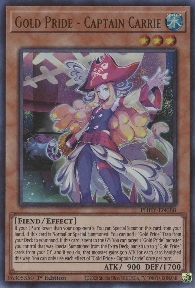 Gold Pride - Captain Carrie [PHHY-EN088] Ultra Rare | Pegasus Games WI
