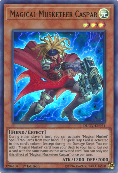 Magical Musketeer Caspar [DUOV-EN071] Ultra Rare | Pegasus Games WI