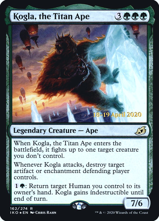 Kogla, the Titan Ape [Ikoria: Lair of Behemoths Prerelease Promos] | Pegasus Games WI