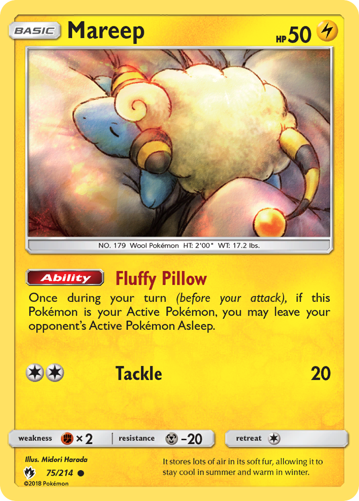 Mareep (75/214) [Sun & Moon: Lost Thunder] | Pegasus Games WI