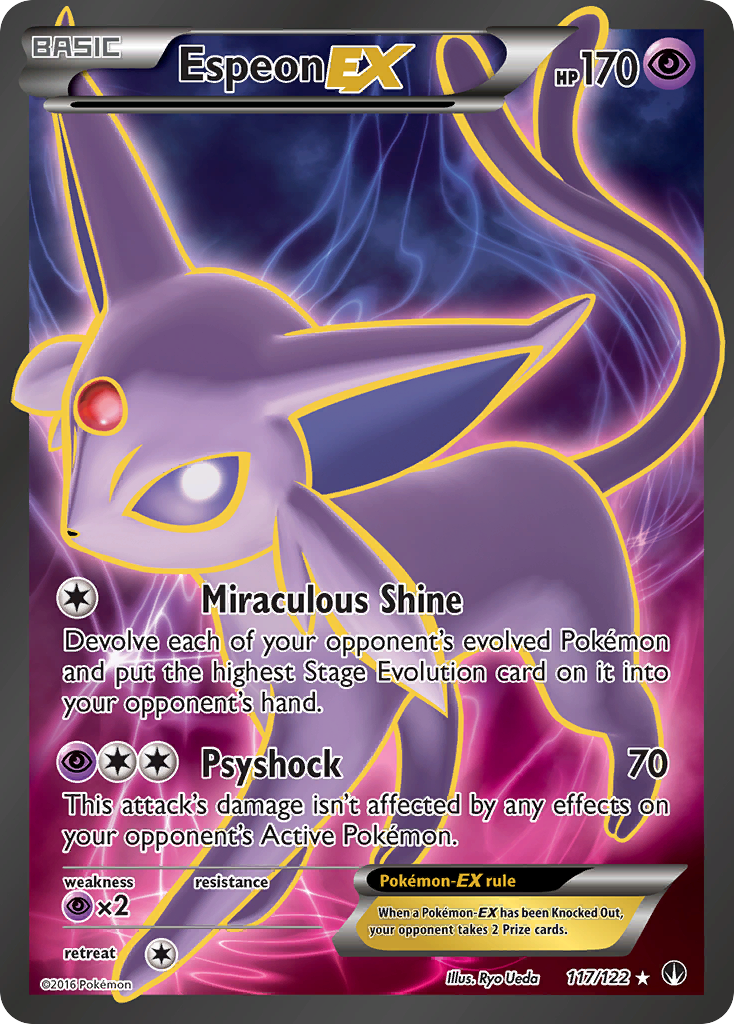 Espeon EX (117/122) [XY: BREAKpoint] | Pegasus Games WI