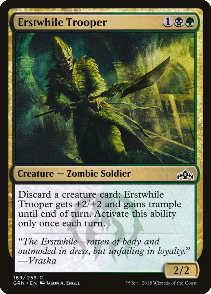 Erstwhile Trooper [Guilds of Ravnica] | Pegasus Games WI