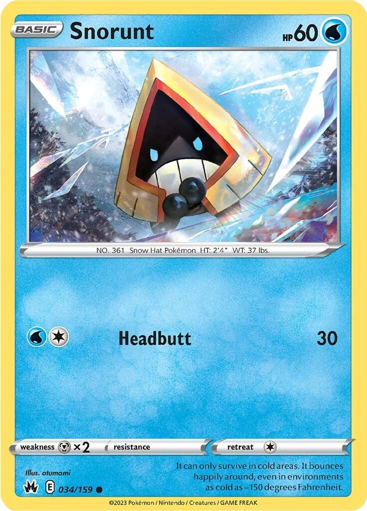 Snorunt (034/159) [Sword & Shield: Crown Zenith] | Pegasus Games WI