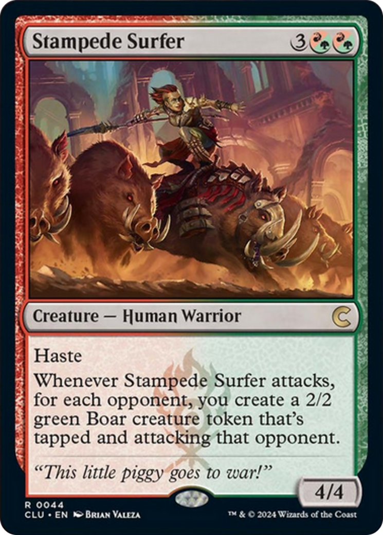 Stampede Surfer [Ravnica: Clue Edition] | Pegasus Games WI