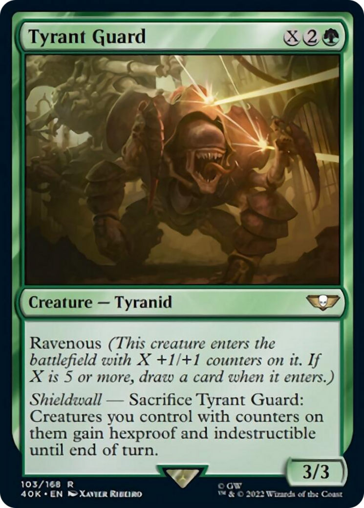Tyrant Guard (Surge Foil) [Warhammer 40,000] | Pegasus Games WI