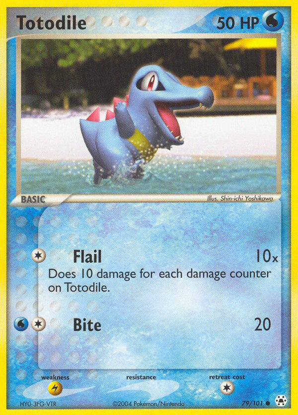 Totodile (79/101) [EX: Hidden Legends] | Pegasus Games WI