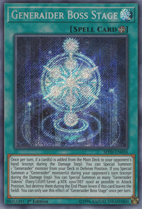 Generaider Boss Stage [MYFI-EN034] Secret Rare | Pegasus Games WI