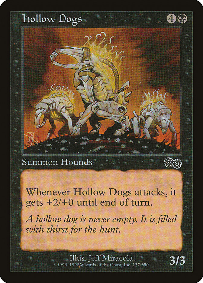 Hollow Dogs [Urza's Saga] | Pegasus Games WI