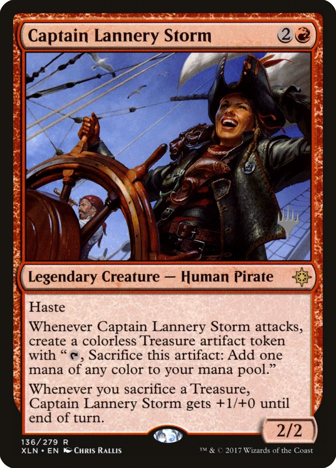 Captain Lannery Storm (Promo Pack) [Ixalan Promos] | Pegasus Games WI