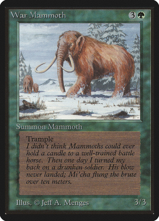 War Mammoth [Beta Edition] | Pegasus Games WI