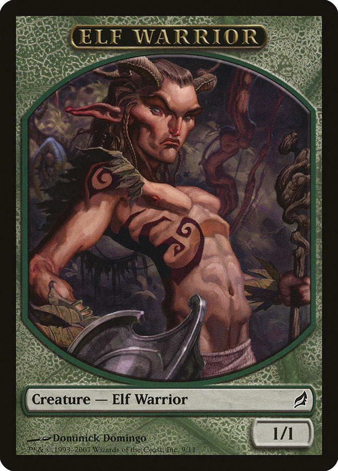 Elf Warrior Token [Lorwyn Tokens] | Pegasus Games WI
