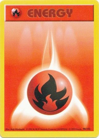 Fire Energy (98/102) [Base Set Shadowless Unlimited] | Pegasus Games WI