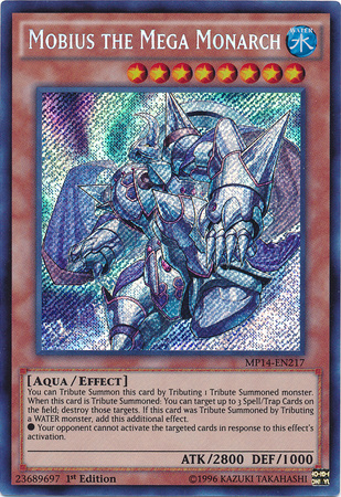 Mobius the Mega Monarch [MP14-EN217] Secret Rare | Pegasus Games WI