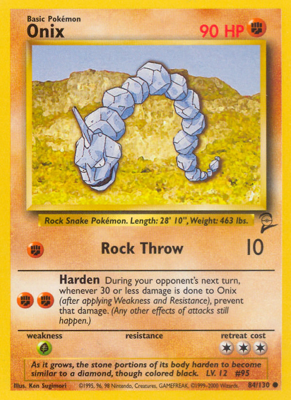 Onix (84/130) [Base Set 2] | Pegasus Games WI