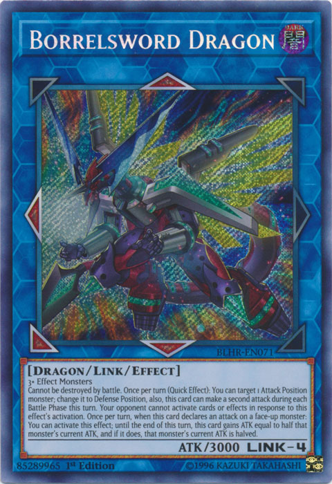 Borrelsword Dragon [BLHR-EN071] Secret Rare | Pegasus Games WI