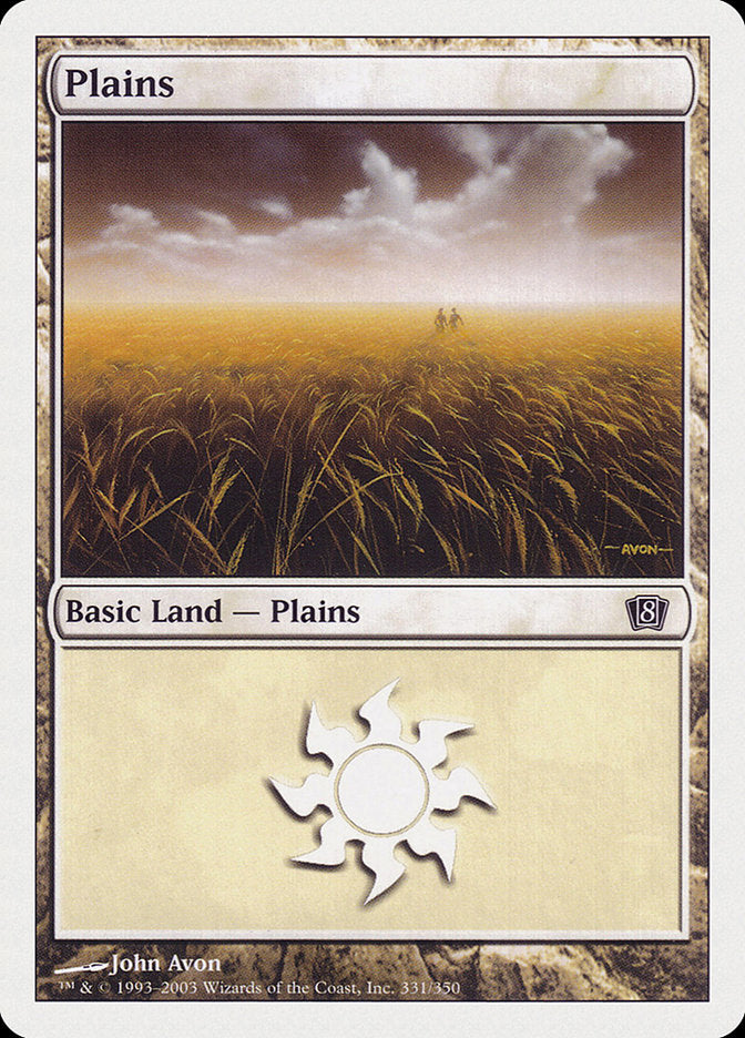 Plains (331) [Eighth Edition] | Pegasus Games WI