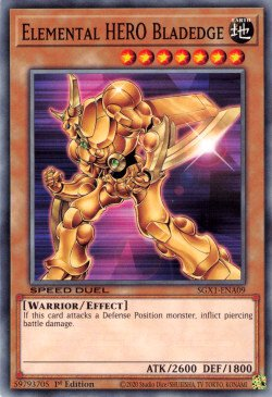 Elemental HERO Bladedge [SGX1-ENA09] Common | Pegasus Games WI