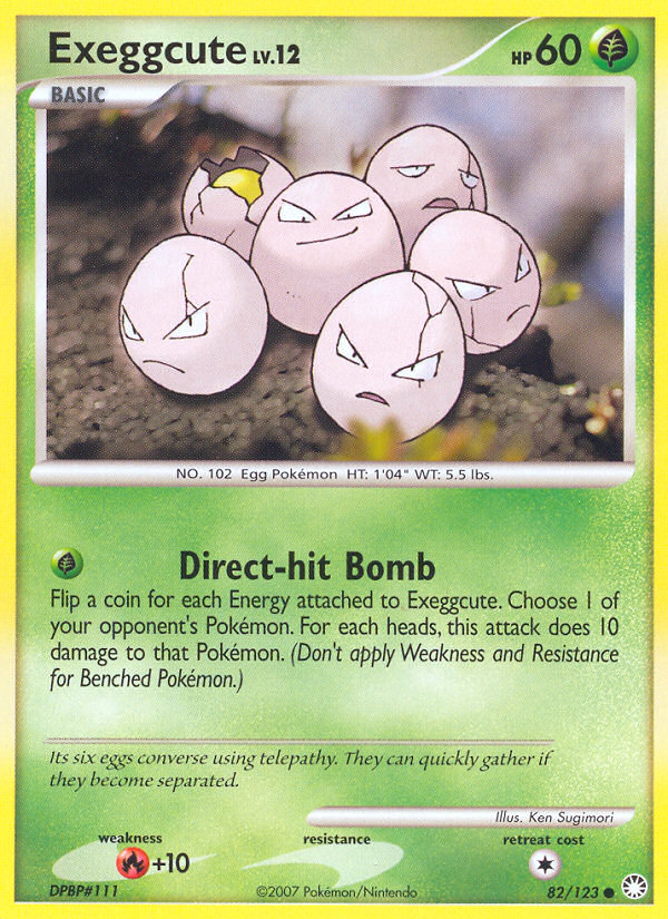 Exeggcute (82/123) [Diamond & Pearl: Mysterious Treasures] | Pegasus Games WI