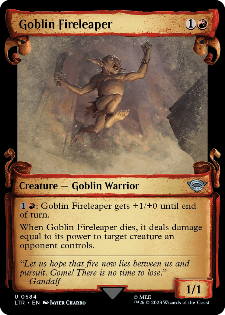 Goblin Fireleaper [The Lord of the Rings: Tales of Middle-Earth Showcase Scrolls] | Pegasus Games WI