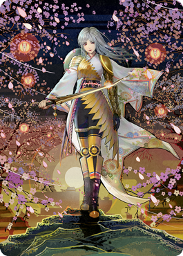 The Wandering Emperor 2 Art Card [Kamigawa: Neon Dynasty Art Series] | Pegasus Games WI