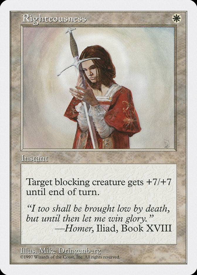 Righteousness [Fifth Edition] | Pegasus Games WI