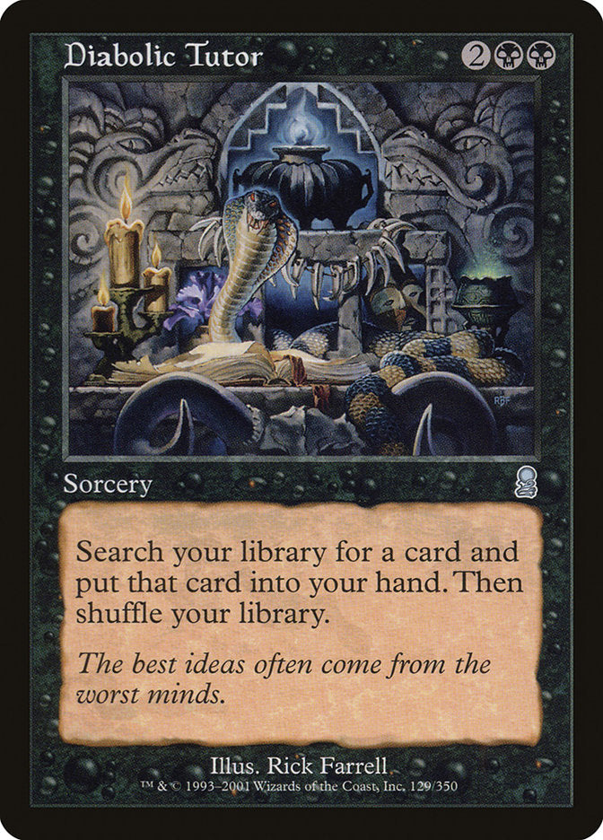 Diabolic Tutor [Odyssey] | Pegasus Games WI
