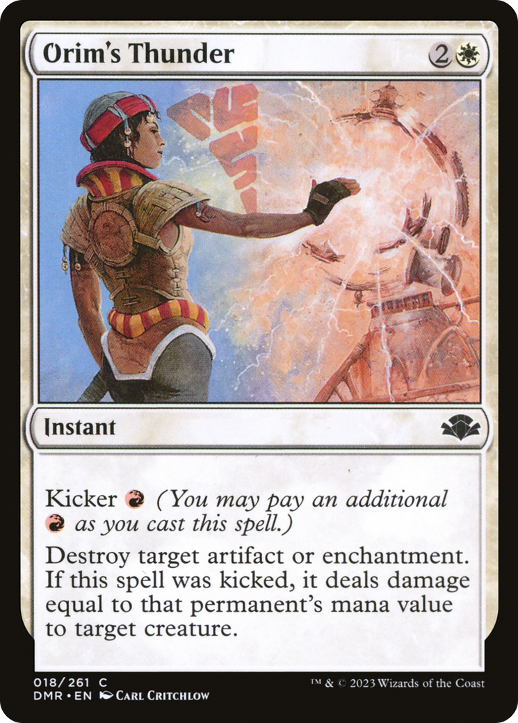 Orim's Thunder [Dominaria Remastered] | Pegasus Games WI
