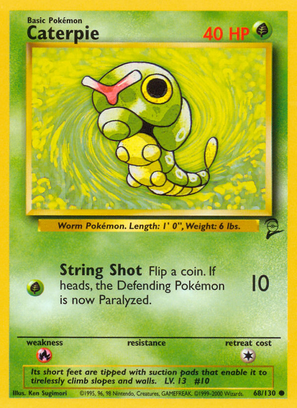 Caterpie (68/130) [Base Set 2] | Pegasus Games WI