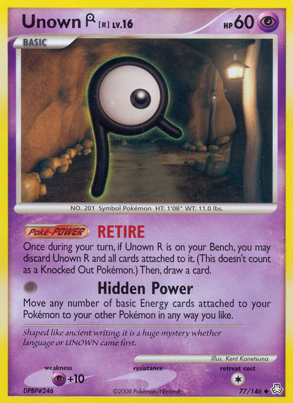 Unown R (77/146) [Diamond & Pearl: Legends Awakened] | Pegasus Games WI