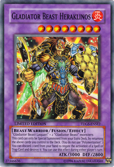 Gladiator Beast Heraklinos [TDGS-ENSE2] Super Rare | Pegasus Games WI