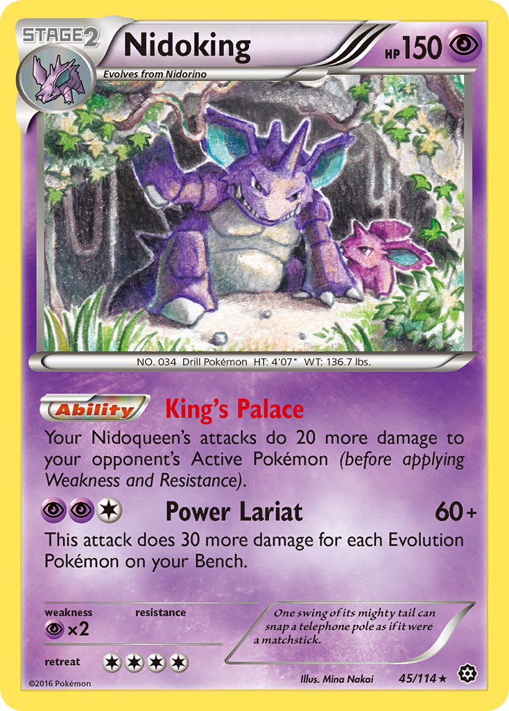 Nidoking (45/114) [XY: Steam Siege] | Pegasus Games WI