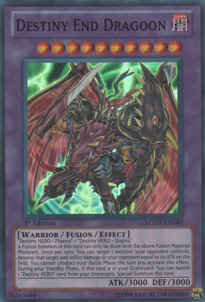 Destiny End Dragoon [LCGX-EN140] Super Rare | Pegasus Games WI