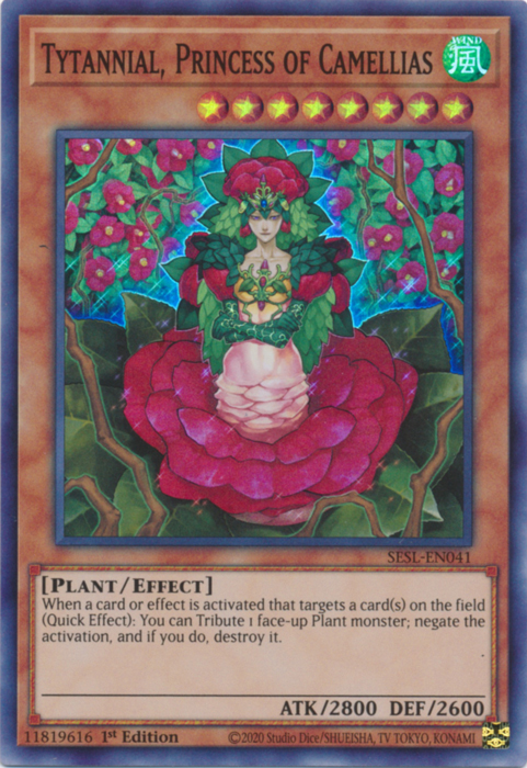 Tytannial, Princess of Camellias [SESL-EN041] Super Rare | Pegasus Games WI