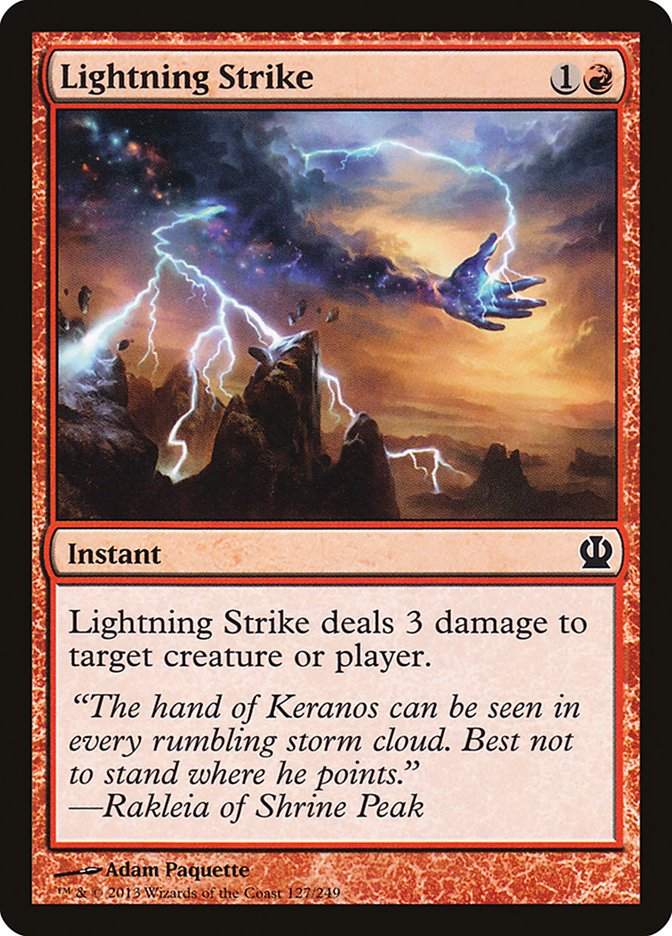 Lightning Strike [Theros] | Pegasus Games WI