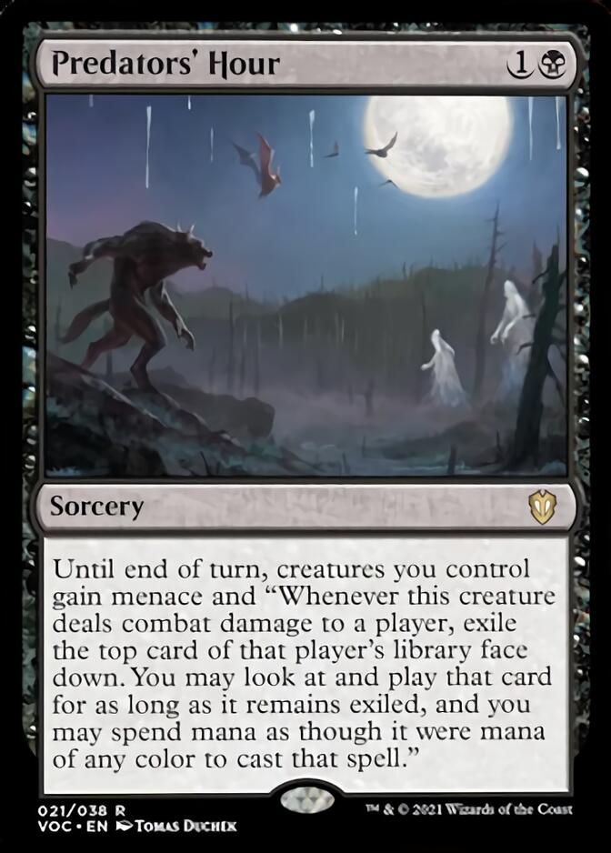 Predators' Hour [Innistrad: Crimson Vow Commander] | Pegasus Games WI