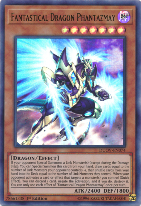 Fantastical Dragon Phantazmay [DUOV-EN074] Ultra Rare | Pegasus Games WI