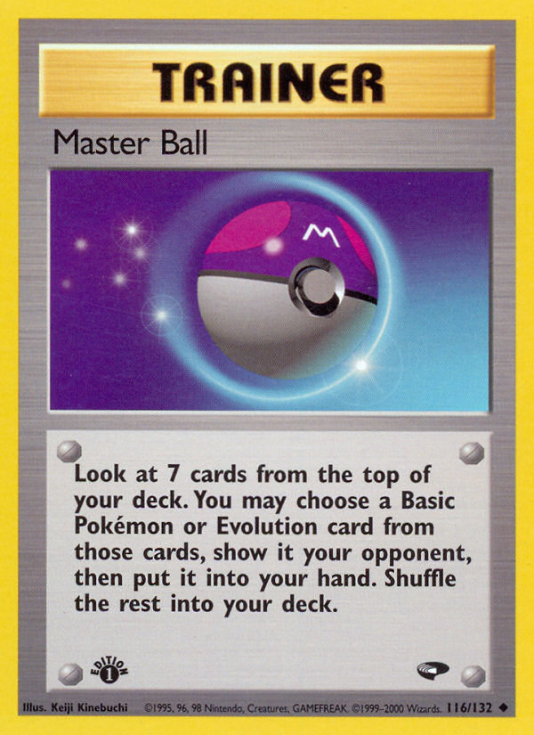 Master Ball (116/132) [Gym Challenge 1st Edition] | Pegasus Games WI