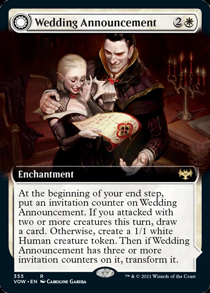 Wedding Announcement // Wedding Festivity (Extended Art) [Innistrad: Crimson Vow] | Pegasus Games WI